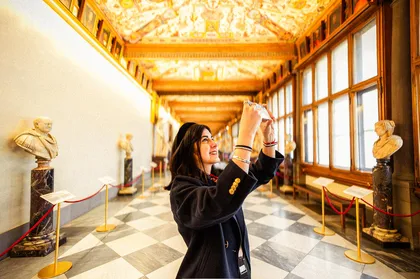 Florenz: Skip-the-Line Uffizi Gallery Ticket & Audioguide