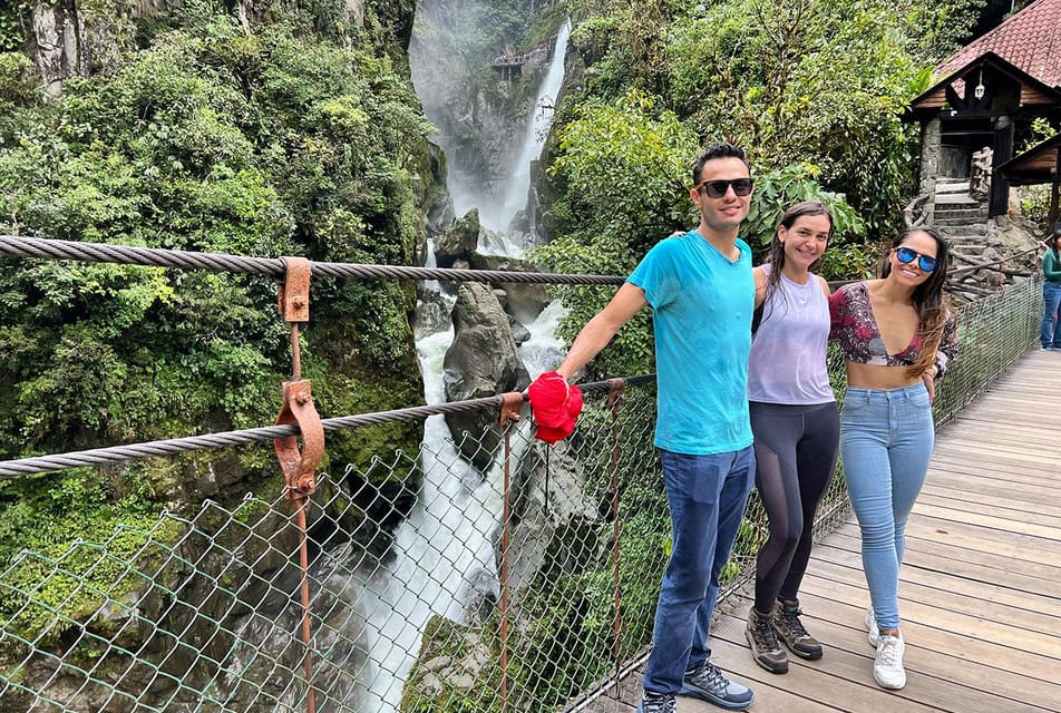 Baños Waterfalls route et célèbre Pailon del Diablo & Déjeuner - Hizvo