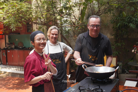 Hanoi Cooking Class: Pho/Bun Cha/Nem + Free Egg/ Salt Coffee
