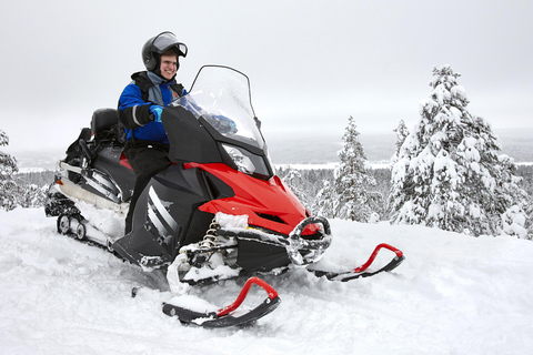 Rovaniemi: Thrilling Snowmobile Ride with Tasty Arctic BBQ ⭐ Snowmobile Ride | 45-Min | Most Popular