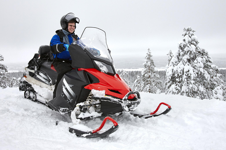 Rovaniemi: Thrilling Snowmobile Ride with Tasty Arctic BBQ ⭐ Snowmobile Ride | 45-Min | Most Popular