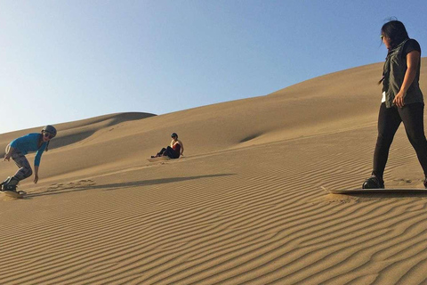Excursion to San Fernando bay and Sandboarding in Nazca