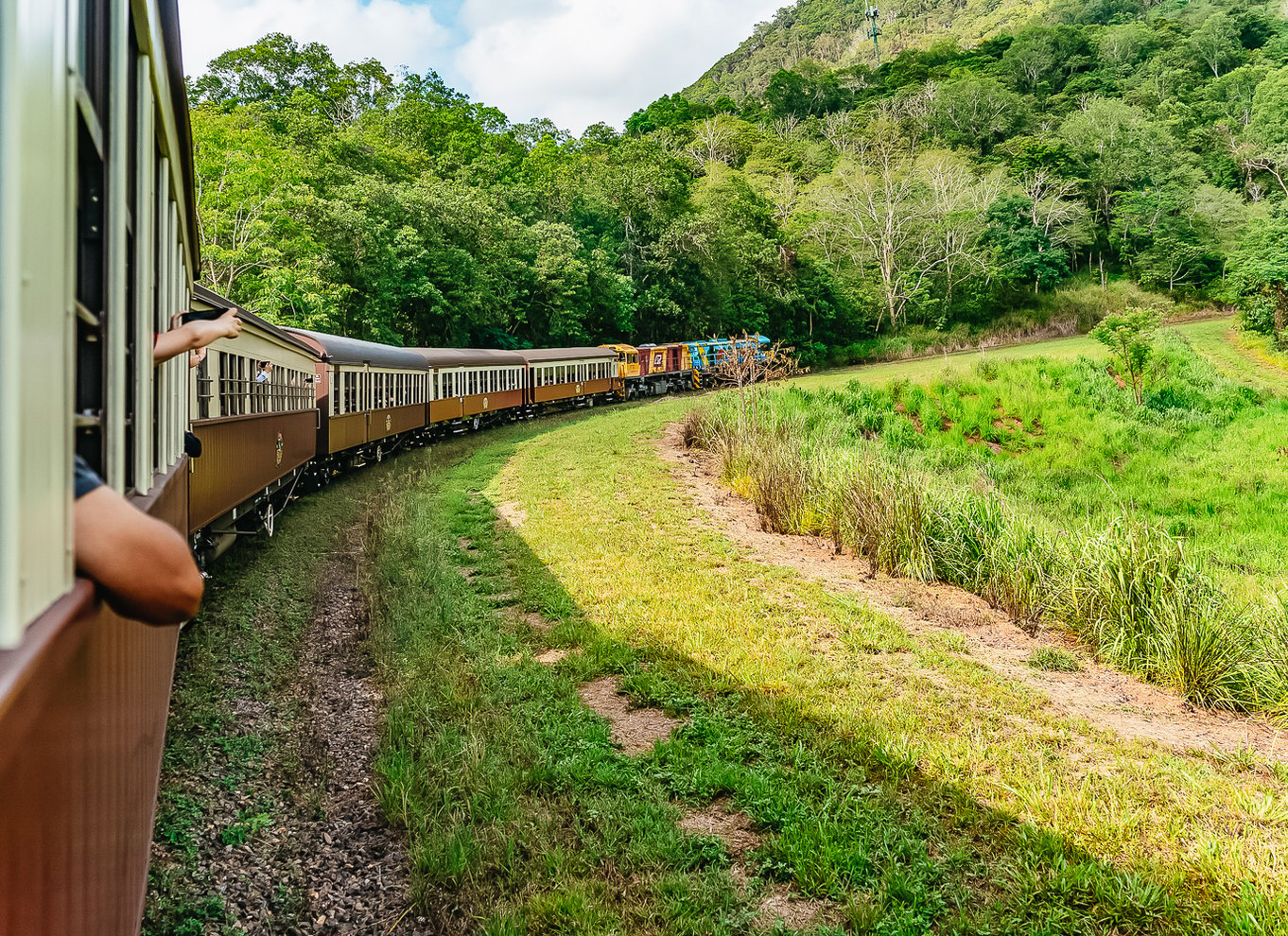 Fra Cairns: Selvguidet Kuranda-tur med tog og Skyrail