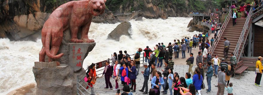 Shangri-La : visite de la gorge du Saut du Tigre et du monastère de Songzanlin