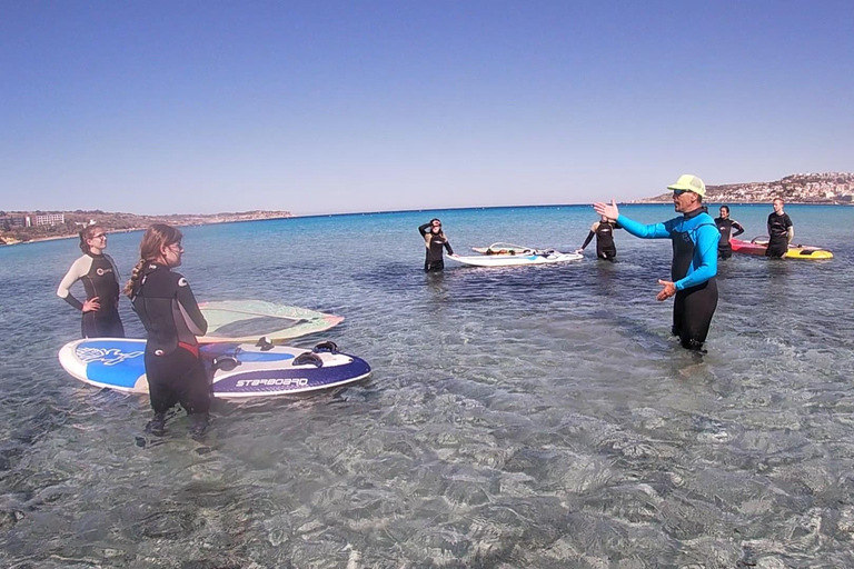 Mellieha: Windsurfles voor beginners