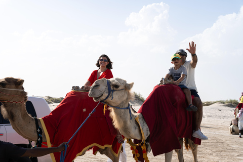 Doha: Full day Overnight & Day pass in Pvt Desert Beach Camp Doha: Full day Dune Bashing with a meal in Desert Beach Camp