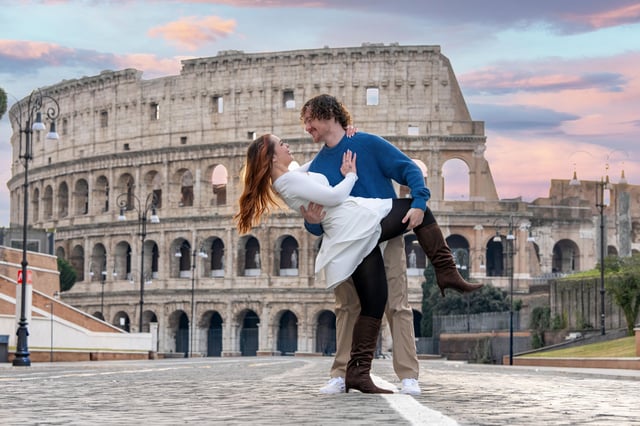 Roma: Servizio fotografico al Colosseo - Sessione privata