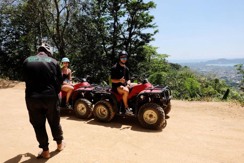 Phuket: Big Buddha Viewpoint ATV Tour and Zipline AdventureZipline 32 stations