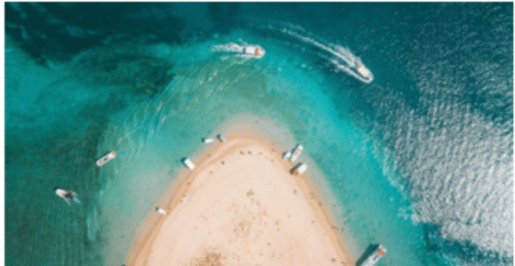 Turtle Island & Keri Caves: Turtle Cruise with 2 Swim Stops
