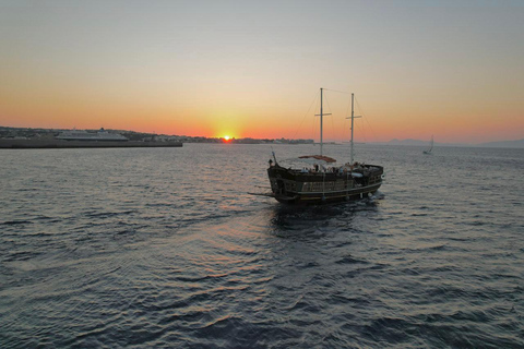 Rhodes: Sunset Cruise & Unlimited Aperol Spritz, Beer & Wine