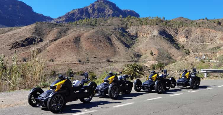 Ryker vor Bergen auf Gran Canaria