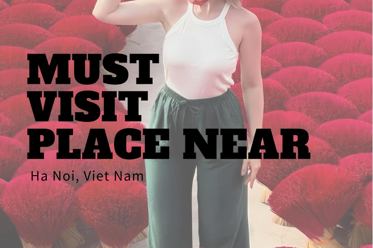 Hanoi: Incense Village & Hat Village or Lacquer SMALL GROUP Afternoon: Hanoi Hat Village & Incense Village - SMALL GROUP