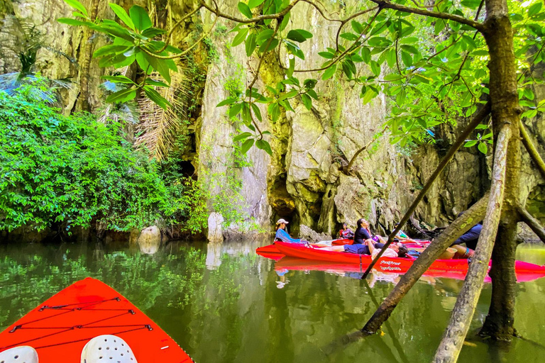 De Krabi: Aventura de caiaque de dia inteiro na caverna do mar de Bor Thor