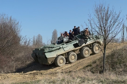 Budapest: T-72 Tank Driving & BTR Military Off-Road Ride