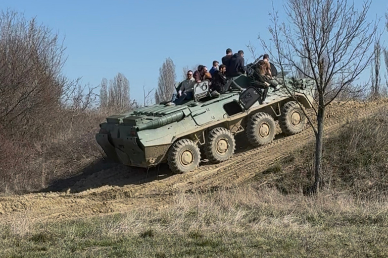 Budapest: T-72 Tank Driving & BTR Military Off-Road Ride