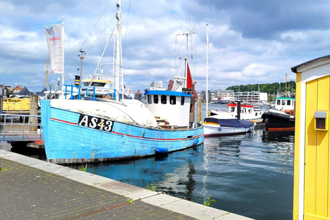 Flensburg: Spokojny spacer po historycznym Starym Mieście i porcie