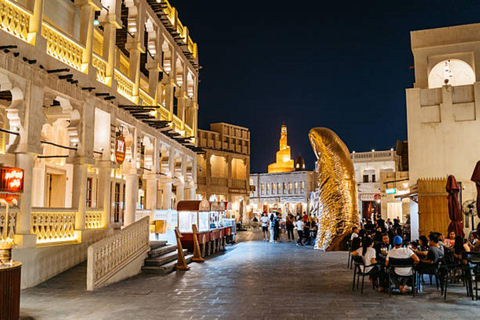 Doha: Guided private night city tour with pick up & drop off