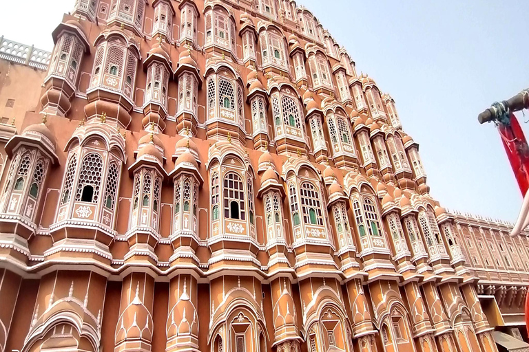 Jaipur: Excursão turística de 1 dia guiada, com tudo incluídoTour com carro particular e guia de turismo