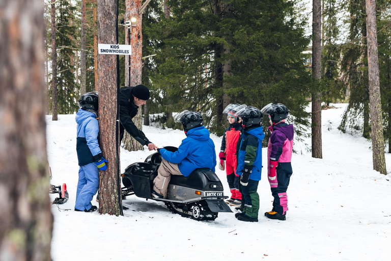 Levi: Family Snowmobile Safari with Mini Snowmobile for Kids
