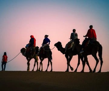 Merzouga : 1 nuit dans un campement de luxe avec balade à dos de chameau et repas