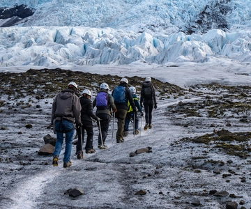Skaftafell: wędrówka po lodowcu w bardzo małej grupie