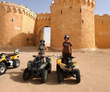 From Tozeur: 1-hour quad ride in the desert