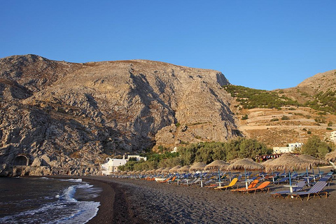 Santorini: Beach Escape with Hotel Pickup and Tour Escort