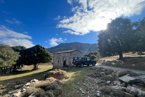 Crète : Safari en Jeep avec déjeuner, boissons et transfertSafari en jeep semi-privé avec déjeuner, boissons et transfert