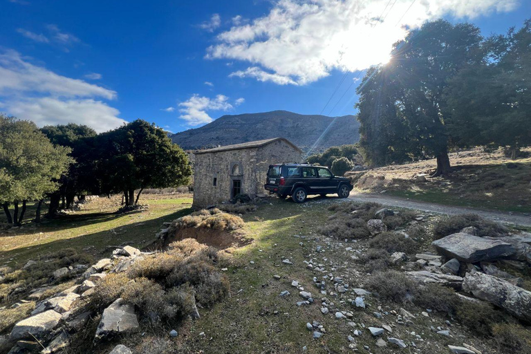 Crète : Safari en Jeep avec déjeuner, boissons et transfertSafari en jeep semi-privé avec déjeuner, boissons et transfert