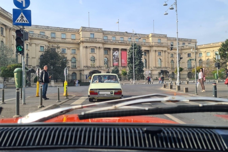 Romanian Vintage Car Driving Tour of Bucharest - 90min Romanian Vintage Car Driving Tour