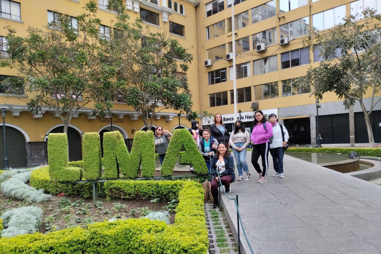 Lima : Tour de ville avec dégustation de Pisco Sour depuis l'aéroport