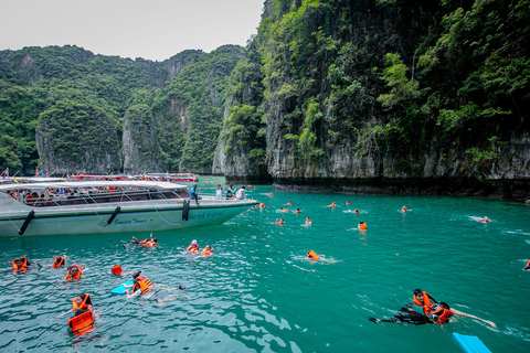 Phi Phi Island: Maya bay Sunset & Plankton by Speedboat Phi Phi Sunset Tour by Speed Boat Snorkeling with Plankton