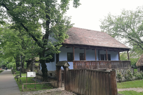 Panoramic tour of Bucharest with three stops and two visits.