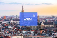 Brüssel, Belgien/Europa eSIM Roaming mobiler Daten - Hizvo