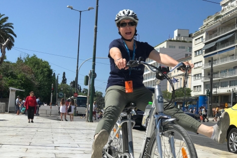 Athene: sightseeing en eten Tour op een elektrische fietsAthene: bezienswaardigheden en eten Tour op een elektrische fiets in het Engels