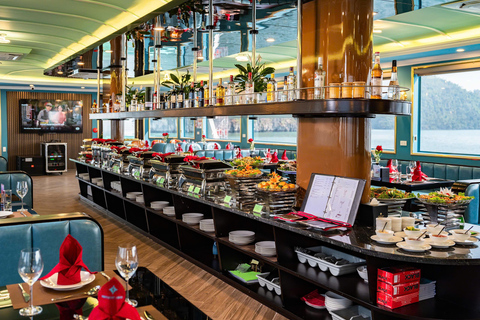 Hanói: Viagem de 1 dia à Baía de Ha Long - Cruzeiro de luxo AmethystCruzeiro de dia inteiro na Baía de Halong com Ametista (todos os destinos)