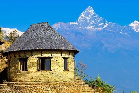 Pokhara : Excursion en téléphérique - Vue sur les montagnes et le lac
