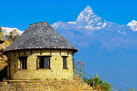 Pokhara : Excursion en téléphérique - Vue sur les montagnes et le lac