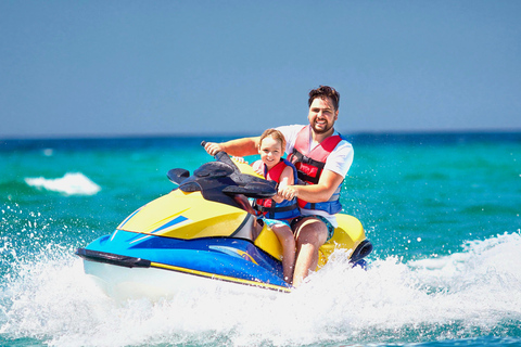 Kendwa beach; jet ski safari