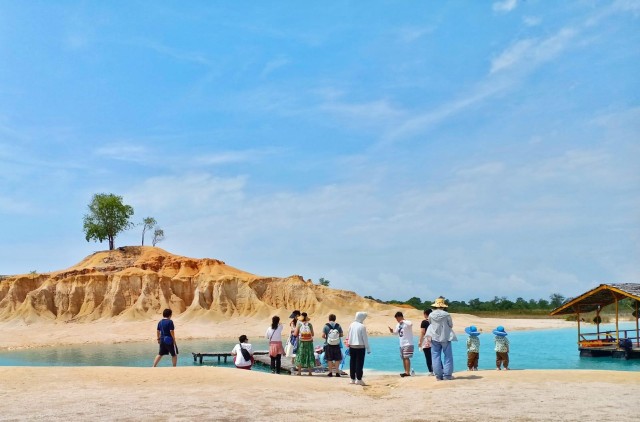 Visit Bintan desert & blue lake in Bintan, Riau Islands, Indonesia
