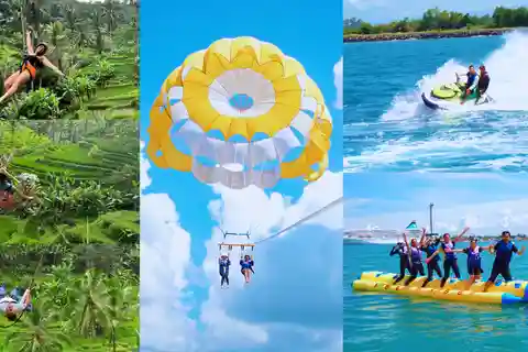 Bali: Watersport (Jetski, Parasailing, BananaBoat) & Zipline