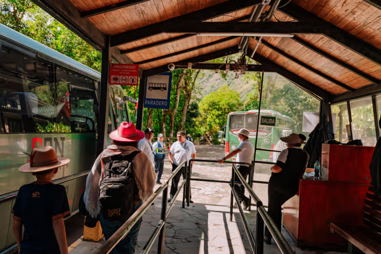From Aguas Calientes: Official Machu Picchu Bus Tickets Official Machu Picchu Bus Tickets ( ONE WAY ONLY )