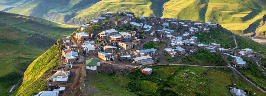 Visite du village de Guba et Khinaliq avec déjeuner traditionnel fait maison