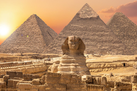 Hurghada: Full-Day Trip to Cairo by Plane Shared Tour + Entrance Fees