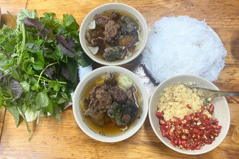 Hanoi : Visite culinaire locale et rue du train unique en son genre