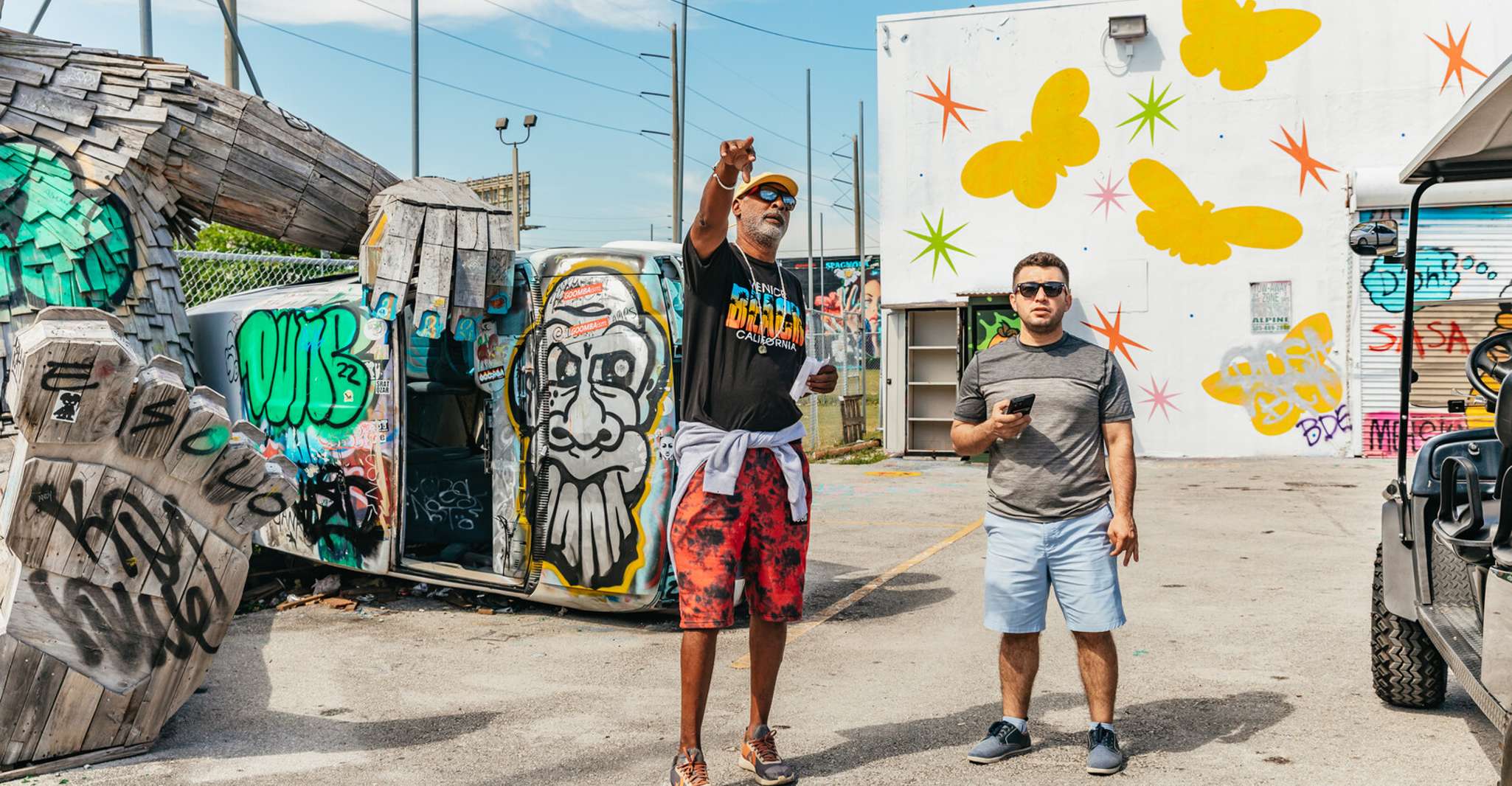 Wynwood Art District 1-Hour Street Art Tour by Golf Cart - Housity