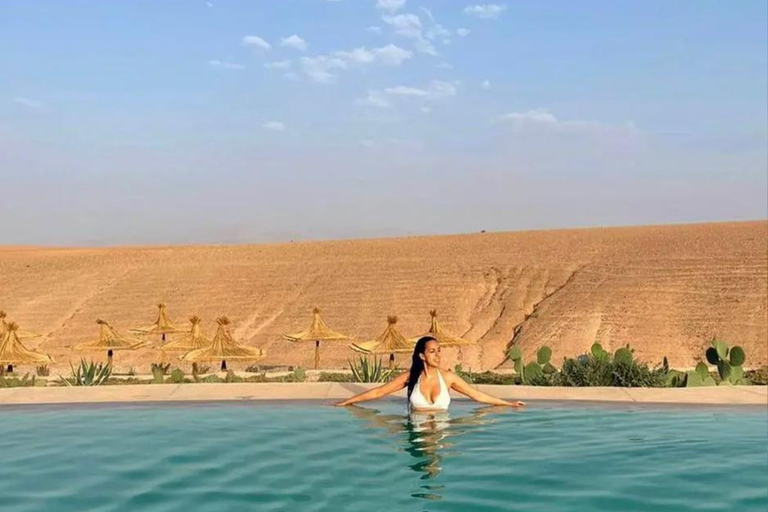 Luxury Agafay: Pool, Quad & Moroccan Lunch Desert Escape Fun lunch