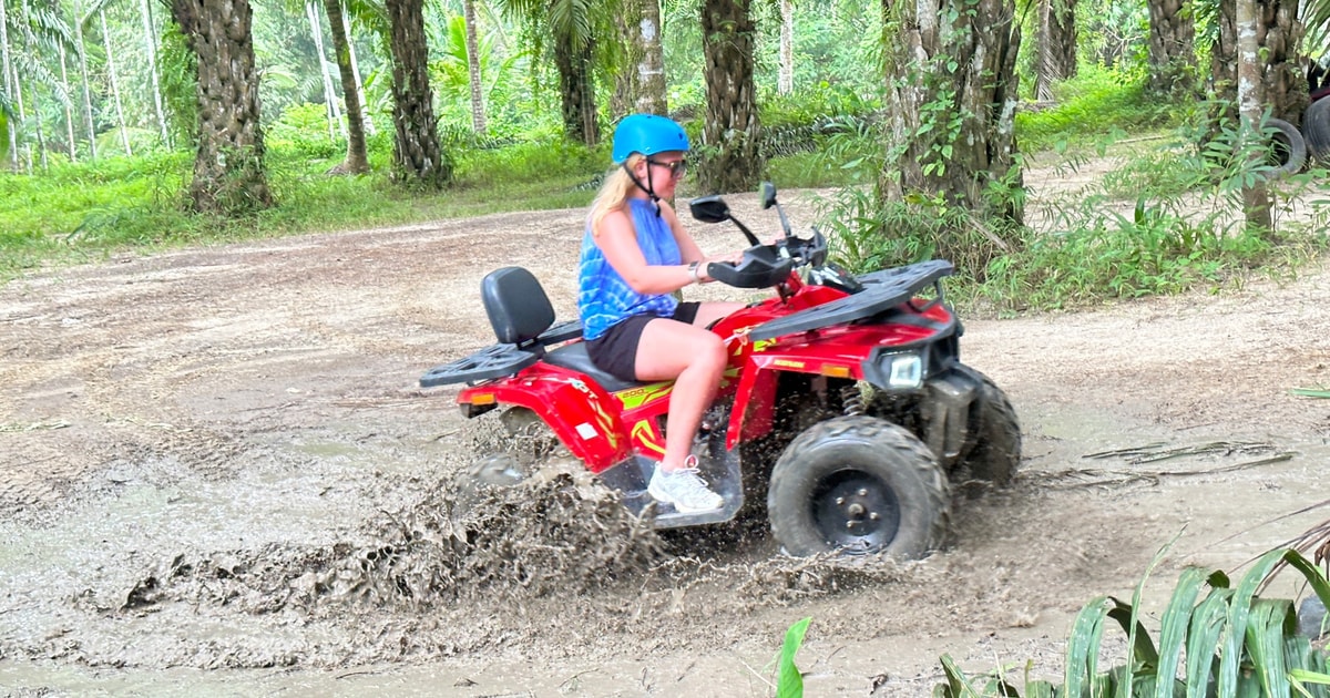 Khaolak ATV Quad Bike Nature Expedition and Waterfall Thrill
