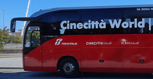 Ciampino Airport: 2-in-1 Train & Bus from/to Cinecittà World