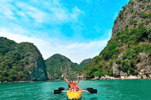 Hanoi:Halong Catamaran 5* Day Cruise,champoline,water slide Without Transfer Service